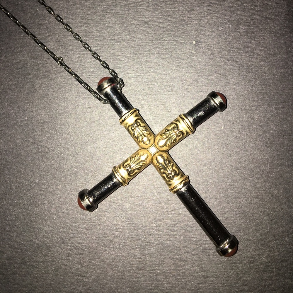 Cross necklace from Anne Klein for Accessocraft.